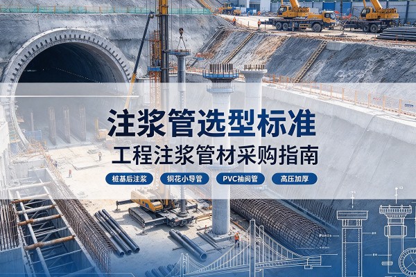 宁强注浆管选型标准