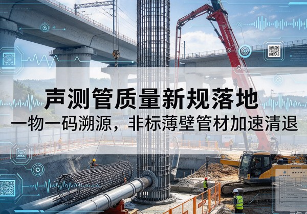宁强声测管质量新规落地，一物一码溯源，非标薄壁管材加速清退